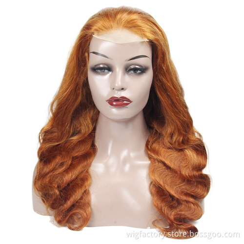 13*4 lace frontal 350 ombre human hair wigs, pre plucked bleached knots human hair wig, ombre human hair wig 30 inches